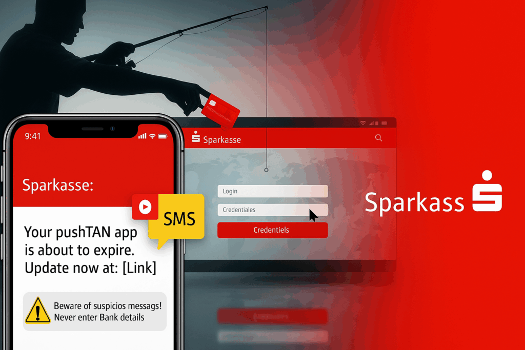 Konto leergeräumt durch Phishing – was jetzt?: Auf einem Smartphone erscheint eine gefälschte pushTAN-SMS